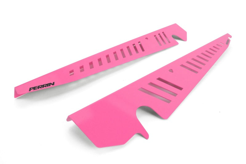 Perrin Performance Hyper Pink Fender Shroud Set for Subaru WRX/STI (2015-2021)