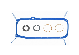 Fel-Pro FelOS34500R Oil Pan Gasket Set for Chevrolet K1500 - PermaDry Molded Rubber with SnapUps