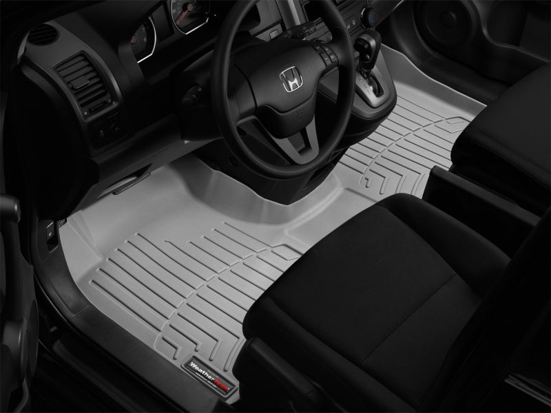 WeatherTech DigitalFit Front FloorLiner for 2007–2014 Honda CR-V, Gray, Over-the-Hump – WET463191