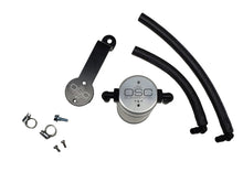Load image into Gallery viewer, J&amp;L Oil Separator 3.0 Driver Side, Clear Anodized, Part JLT3104D-C for 2016-2023 Toyota Tacoma 3.5L
