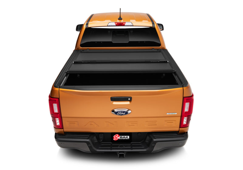 BAK 2024 Ford Ranger BAKFlip MX4 (GEN 3) Hard Folding Bed Cover - 5ft Bed, Matte Finish