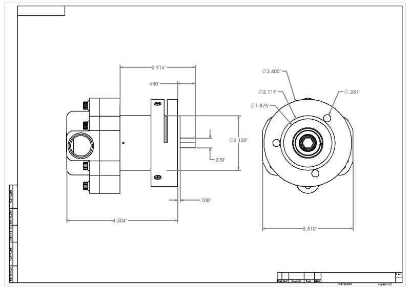 Aeromotive Billet Hex Drive Fuel Pump P/N 11107 for High-Performance EFI and Carbureted Applications