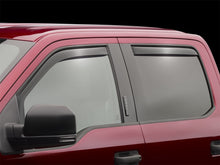 Load image into Gallery viewer, WeatherTech 2015+ Ford F-150 SuperCrew Side Window Deflectors - Dark Tint
