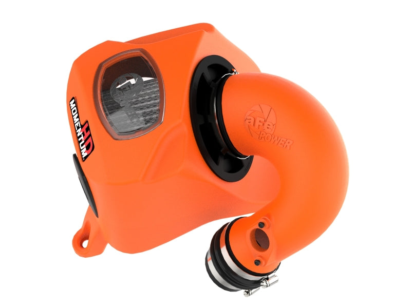 aFe Momentum HD Orange Edition Cold Air Intake System for Toyota Hilux 15-25 L4 2.8L with Pro DRY S Filter