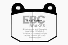 Load image into Gallery viewer, EBC Redstuff Ceramic Low Dust Rear Brake Pads for Mitsubishi Lancer Evolution 2002-2006