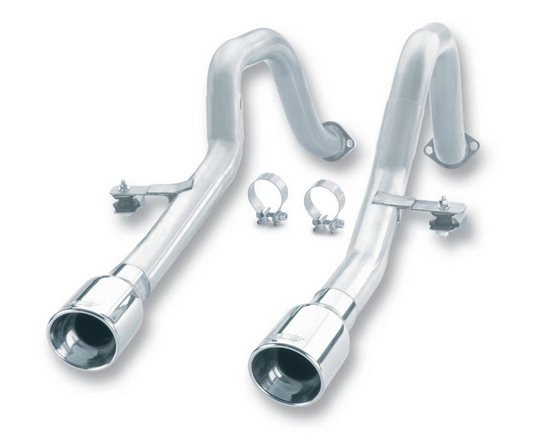 Borla Performance 97-04 Chevrolet Corvette 5.7L V8 Straight Pipe Exhaust System with Dual 4" Tips