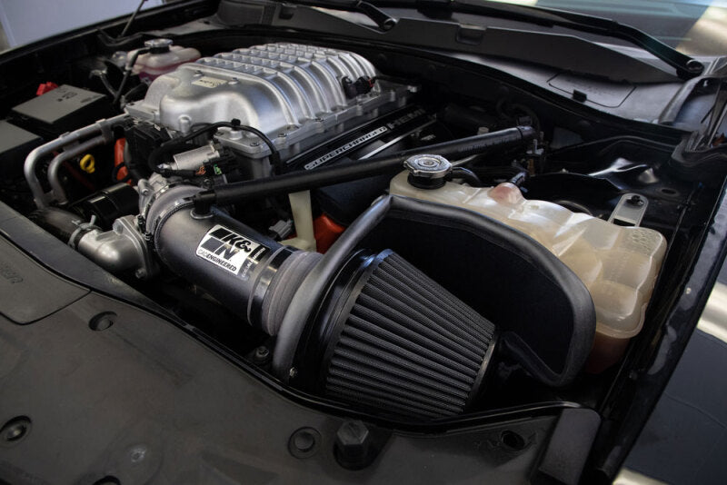 K&N Engineering 17-23 Dodge Charger & Challenger Hellcat SC 6.2L V8 DryFlow Performance Air Intake System