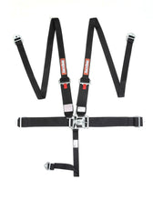 Load image into Gallery viewer, RaceQuip Black L &amp; L 5-Point Harness Seat Belt Part RQP717007