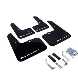 Rally Armor UR Series Mud Flaps for Hyundai Veloster (2012-2017) – Black with White Logo