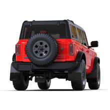 Load image into Gallery viewer, Rally Armor Steel Bumper and RB Black Mud Flap for 2021-2024 Ford Bronco - No Raptor/Support with Metallic Black Logo