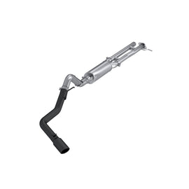 MBRP Armor BLK Series 2.5 Inch Cat Back Exhaust System for Ford Ranger 2024-2026, Black Coated Aluminized Steel