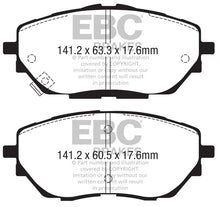 Load image into Gallery viewer, EBC Yellowstuff Front Brake Pads for 2017+ Toyota C-HR 2.0L * High Friction Street and Track Performance