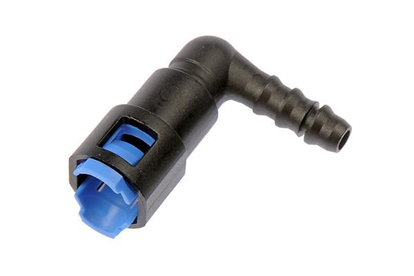 Radium Engineering 3/8 inch SAE Female to 5/16 inch Barb 90 Degree Fitting