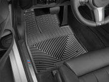 Load image into Gallery viewer, WeatherTech 14-15 BMW X5 Front Rubber All-Weather Floor Mats * Black