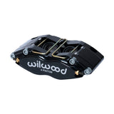 Wilwood DPR-DS Four-Piston Radial Mount Dust Seal Caliper with 1.25 Inch Piston * Black Finish