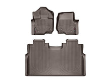Load image into Gallery viewer, WeatherTech FloorLiner DigitalFit for Ford F-150 SuperCrew 2015-2016 * Front and Rear, Cocoa