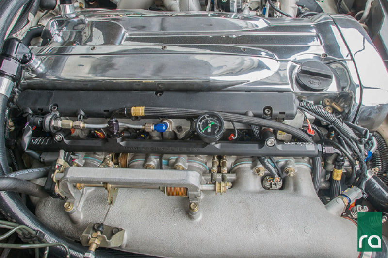 Radium Engineering Nissan RB26DETT Fuel Rail - Precision Anodized and Laser Etched Performance Part