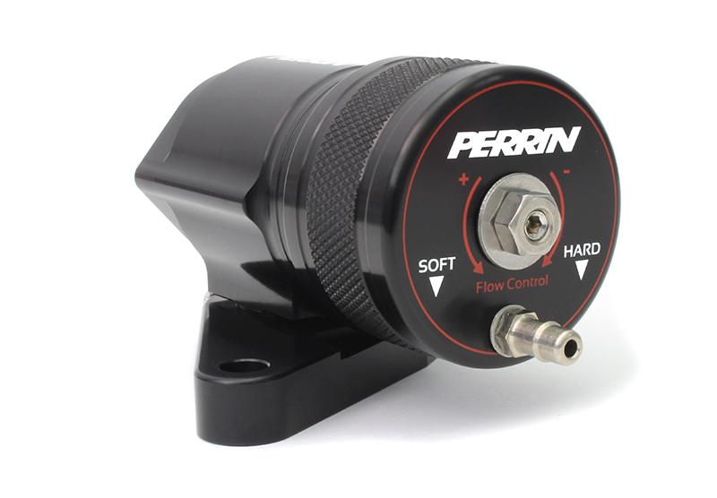 Perrin Performance Black Bypass/Blow Off Valve for Subaru WRX, STI, and FXT - Part Number PSP-TAC-600BK