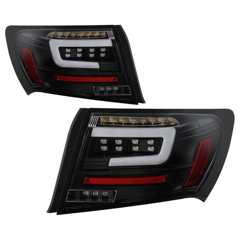 Spyder 08-11 Subaru Impreza WRX LED Tail Lights in Black
