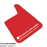 Rally Armor Universal Fit Motorsport Spec Red UR Mud Flap with White Logo