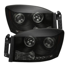 Load image into Gallery viewer, Spyder Projector Headlights with LED Halo for Dodge Ram 1500 and 2500 (2006-2008)