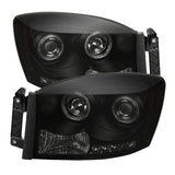 Spyder Projector Headlights with LED Halo for Dodge Ram 1500 and 2500 (2006-2008)