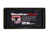 WeatherTech ClearFrame License Plate Frame in Black * Durable and Easy to Install
