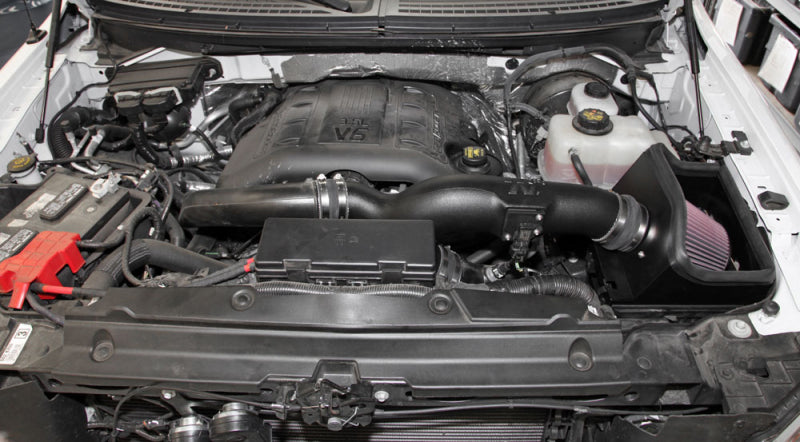 K&N Engineering 57-2583 High-Flow Cold Air Intake Kit for Ford F-150 3.5L V6 (2011-2014)