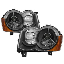 Load image into Gallery viewer, SPYDER xTune Jeep Grand Cherokee 2008-2010 OEM Style Projector Headlights - Black (Part Number: PRO-JH-JGC08-AM-BK)