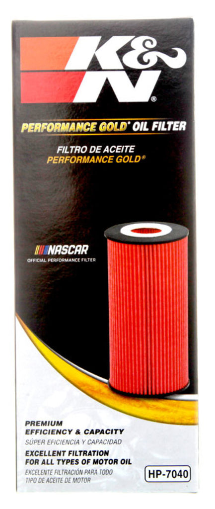 K&N Engineering KNNHP-7040 Cartridge Oil Filter for Mercedes-Benz Vehicles