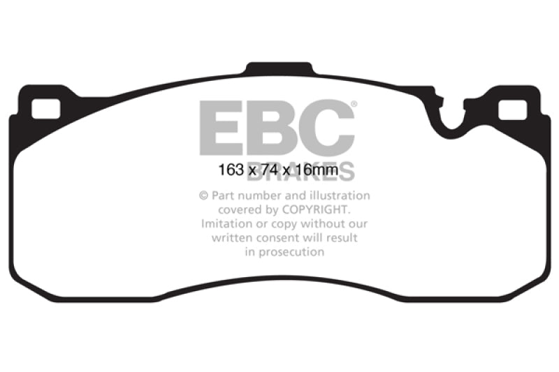 EBC Redstuff Ceramic Low Dust Front Brake Pads for BMW 135 Series - Part No. EBCDP31995C