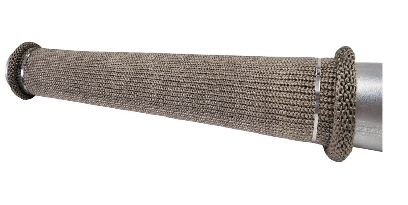 DEI Titanium 4-Inch Knit Exhaust Sleeve (Part Number: dei10040) – 24-Inch Length for Larger Exhaust Pipes