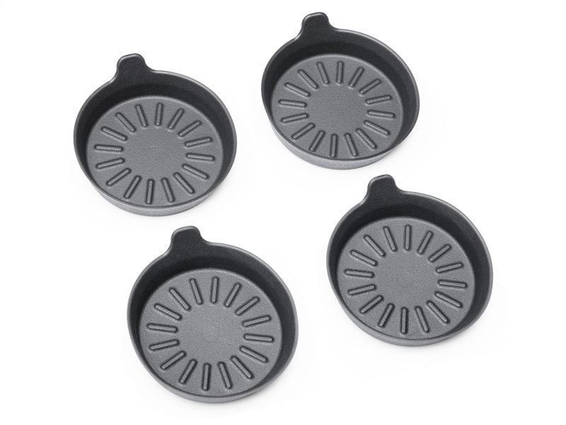 WeatherTech Car Coasters Set of 4 in Black - Includes 2 Small and 2 Large Coasters