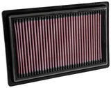 K&N Engineering Replacement Panel Air Filter for 2015-2017 Mercedes-Benz C300, GLC300, and SLK300 * Part Number KNN33-3034