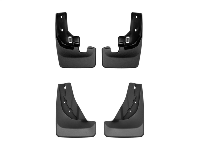 WeatherTech WET110135-120189 DigitalFit No-Drill MudFlap Kit for 2024-2026 Nissan Rogue, Black