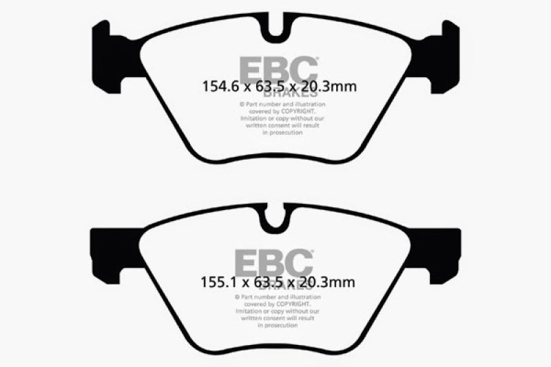 EBC Bluestuff NDX Full Race Front Brake Pads for BMW 2006-2013 Models