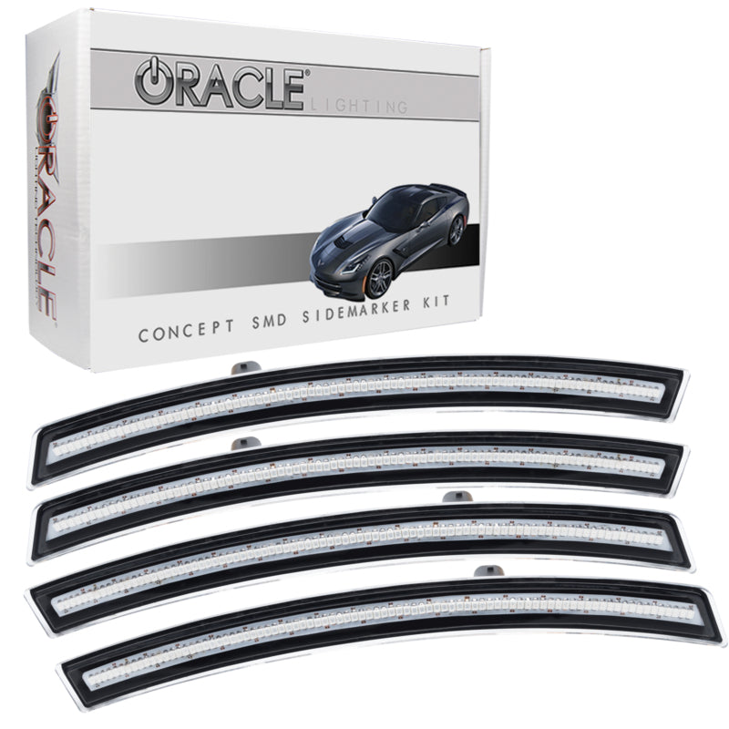 Oracle Chevrolet Corvette C7 Concept Sidemarker Set – Clear, No Paint Finish