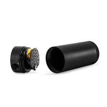 Load image into Gallery viewer, Mishimoto XL Baffled Oil Catch Can with 2 Ports – Black, Part Number misMMBCC-CBTWO-XLBK