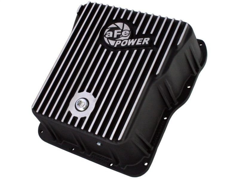 aFe Power Pro Series Deep Transmission Pan for GM Diesel Trucks 2001-2012 * Enhanced Cooling and Capacity