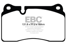 Load image into Gallery viewer, EBC Brakes Redstuff Ceramic Low Dust Brake Pads for Audi TT RS Quattro (2012-2013)