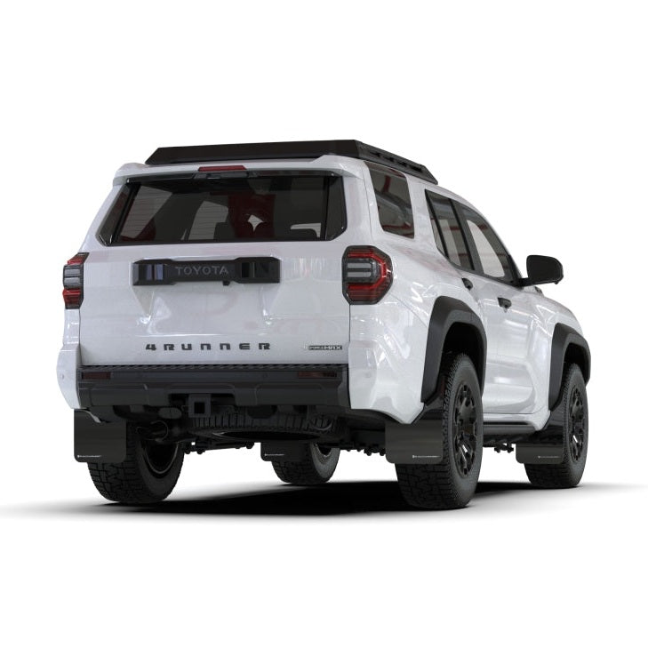 Rally Armor 2025+ Toyota 4Runner Black UR Mud Flap with Red Logo – Durable Polyurethane Protection