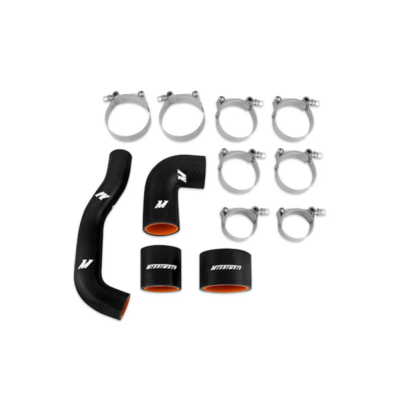 Mishimoto JDM Black Silicone Intercooler Hoses for Subaru Impreza WRX STI (2004-2007)