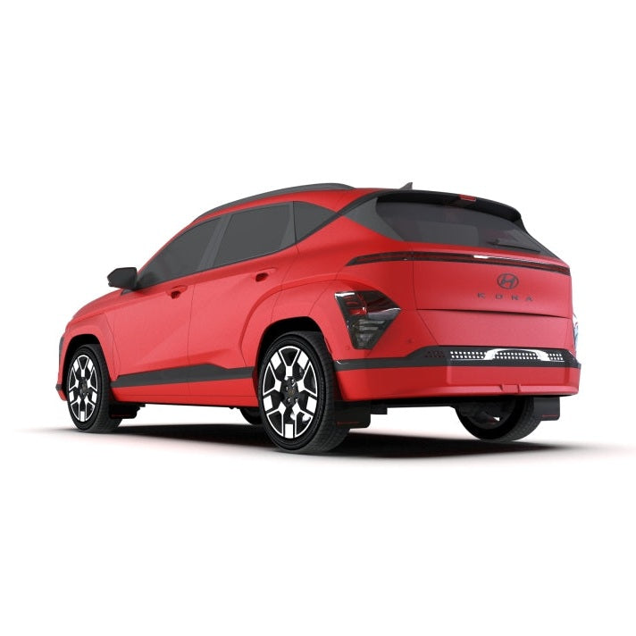 Rally Armor UR Series Black and Grey Logo Mud Flaps for Hyundai Kona Electric 2024