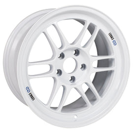 Enkei RPF1 17x9 Inch Wheel with 5x114.3 Bolt Pattern and 22mm Offset in Vanquish White – Part Number enk3797906522WP