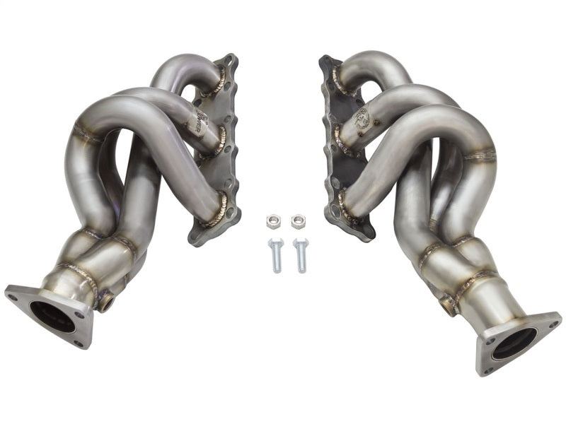 aFe Twisted Steel Stainless Steel Short Tube Header for Nissan 350Z and Infiniti G35 V6-3.5L