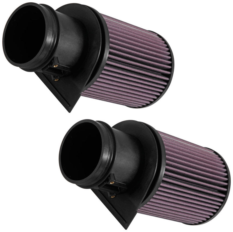 K&N Engineering E-0658 High-Flow Reusable Air Filter for 2014-2017 Audi R8 and 2015 Lamborghini Huracan