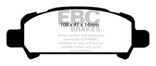 Load image into Gallery viewer, EBC Bluestuff NDX High Friction Rear Brake Pads for Subaru Legacy and Impreza