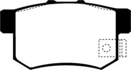 EBC Redstuff Ceramic Rear Brake Pads for Acura CL and RL - Part Number ebcDP3781/2C