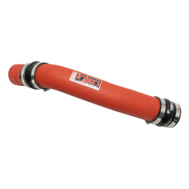 Injen SES9004ICPHWR Wrinkle Red Hot Side Charge Pipe for 2017-2022 Ford Super Duty V8-6.7L Turbo Diesel