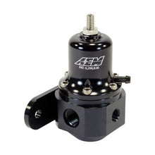 Load image into Gallery viewer, AEM High Capacity Universal Black Adjustable Fuel Pressure Regulator * Part Number AEM25-305BK